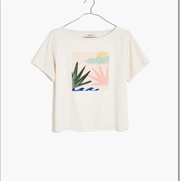 Madewell Graphic Boxy Botanical Tee - Picture 8 of 8